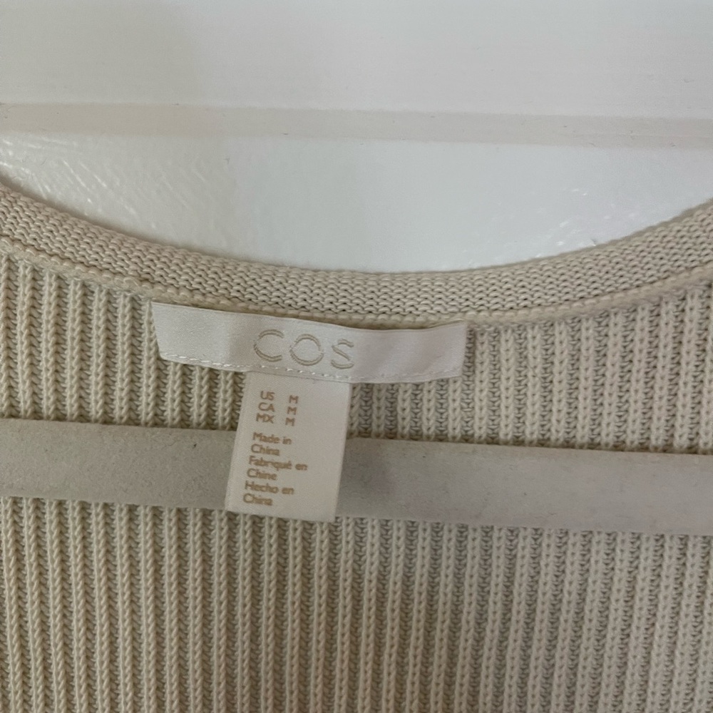 COS Beige Knit Vest - Picture 8 of 11